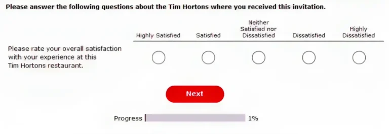 provide feedback on your recent Tim Hortons visit
